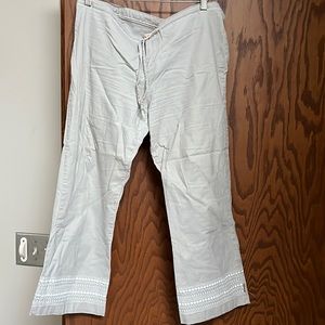 Prana drawstring capris. Size M